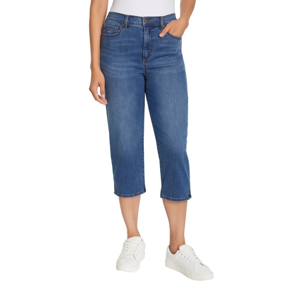 Gloria Vanderbilt Women's Amanda Capri, Blue, Size 10, New